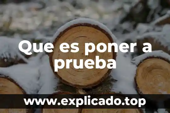 Que es la prueba smart error 303 6 Que es poner a prueba