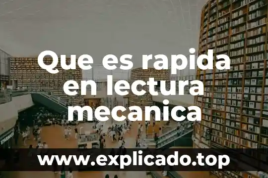 Que es un reporte de lectura y sus elementos 3 Que es rapida en lectura mecanica