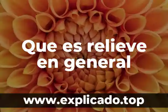 Que es el mantenimiento general de vehiculos prenventivos y correctivo 6 Que es relieve en general