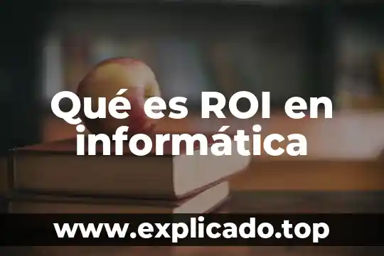 Qué es ROI en informática