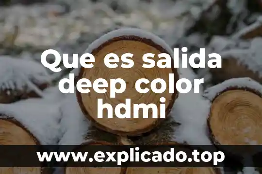 Impresora Sharp de color que es a base de polvo 3 Que es salida deep color hdmi