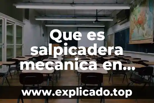 Que es el carro de unidad de transporte 7 Que es salpicadera mecanica en un carro