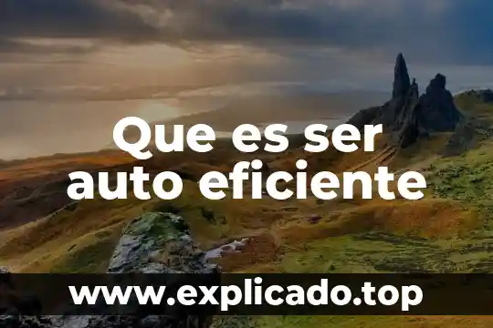 Que es el uso eficiente y racional del agua 4 Que es ser auto eficiente