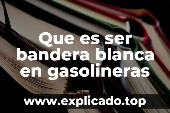Que es la bandera de mexico y significado de colores 3 Que es ser bandera blanca en gasolineras
