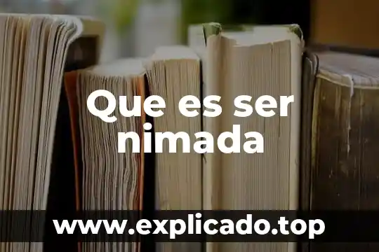 Que es ser exiliado 8 Que es ser nimada