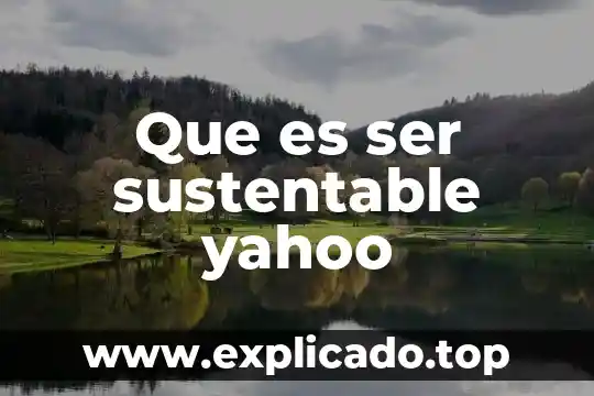 Qué es la moda sustentable 8 Que es ser sustentable yahoo
