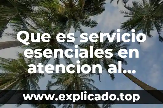 Por que es importante dar un buen servicio al cliente 8 Que es servicio esenciales en atencion al cliente