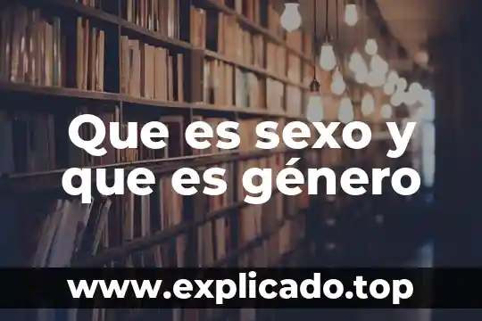 Qué es una carta de asignación de una instrucción 6 Que es sexo y que es género