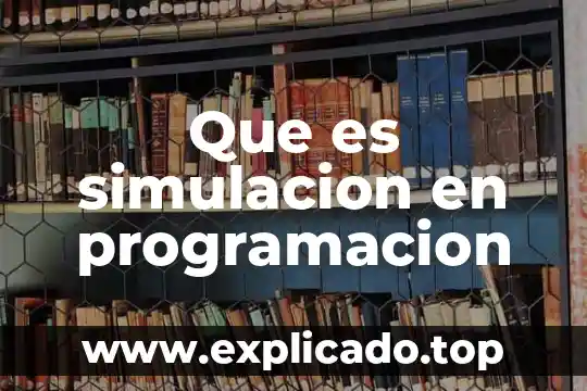 Que es la definición de sistema en simulacion 5 Que es simulacion en programacion