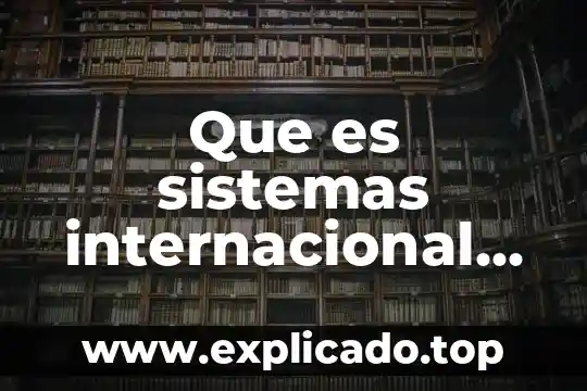 Que es el mol como unidad de medida 8 Que es sistemas internacional de medida