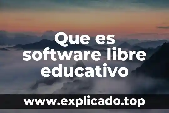 Software de edición de imágenes que es 5 Que es software libre educativo