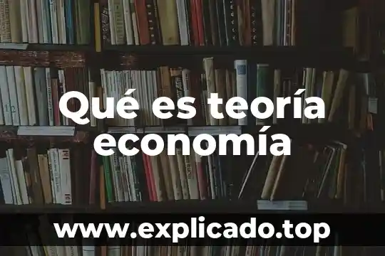 Que es isi en economia 4 Qué es teoría economía