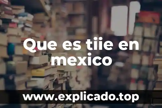 Que es un magistrado instructor en mexico 8 Que es tiie en mexico