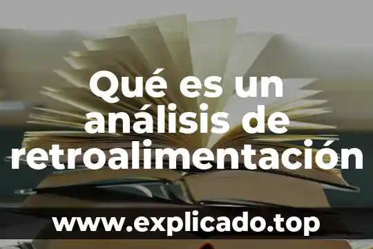 Que es el analisis politico del discurso 4 Qué es un análisis de retroalimentación