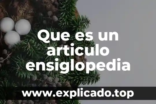 Artículo que es domótica 4 Que es un articulo ensiglopedia