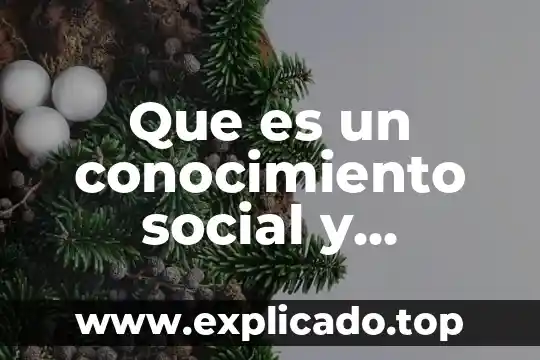Para que es el conocimiento intuitivo 5 Que es un conocimiento social y humanista