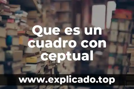 Que es un cuadro de costumbres el matadero 8 Que es un cuadro con ceptual