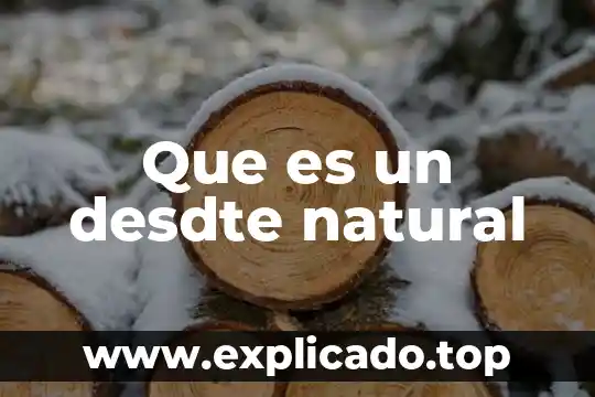 Qué es chapa de madera natural 8 Que es un desdte natural