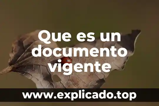Legislación vigente aplicable del desarrollo del nuevo producto 3 Que es un documento vigente