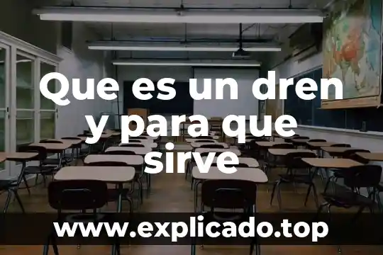 Que es cmmi y para que sirve 4 Que es un dren y para que sirve