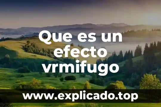 Qué es el efecto electromagnético 8 Que es un efecto vrmifugo