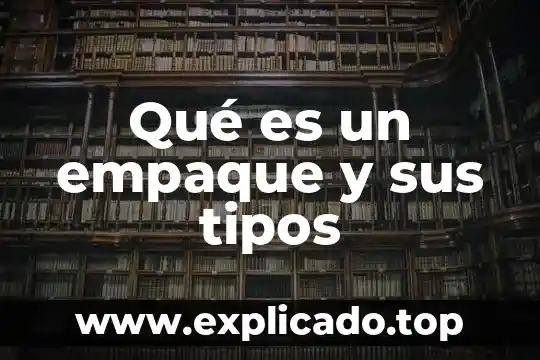 Qué es un empaque y sus tipos