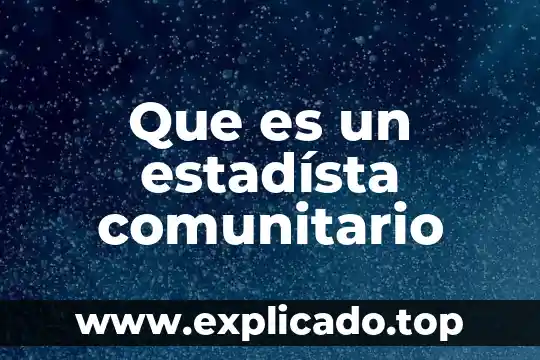 Qué es un transecto en enfermería comunitario 5 Que es un estadísta comunitario