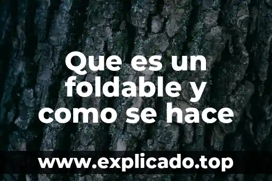 Que es una camara oscura y como se hace 3 Que es un foldable y como se hace