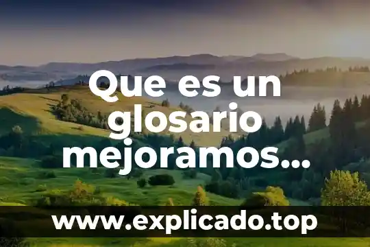 Que es una funcion metabolica 6 Que es un glosario mejoramos nuestra vida ejemplo