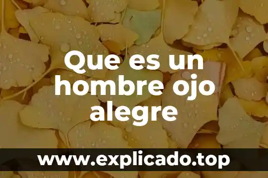 Parte del ojo que es sensible a la luz 4 Que es un hombre ojo alegre
