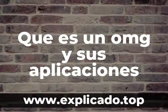 Que es un espectro de transmitancia y sus aplicaciones 4 Que es un omg y sus aplicaciones