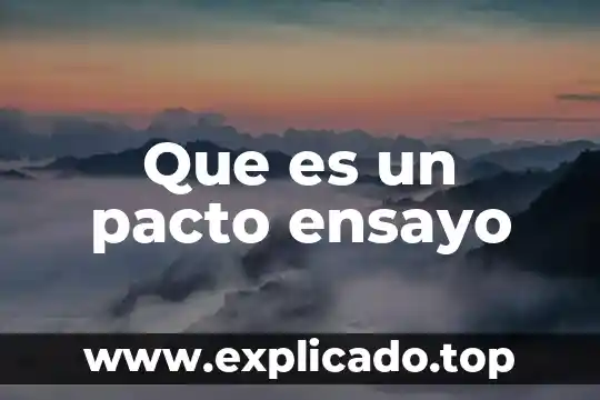 Que es el pull fire en seguridad industrial 7 Que es un pacto ensayo