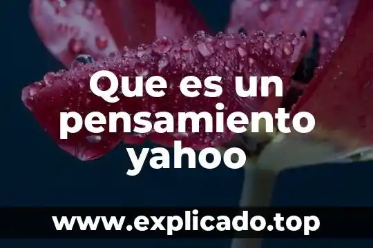 Qué es el dwm en redes 4 Que es un pensamiento yahoo