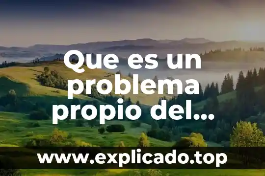 Que es problema de tension baja 5 Que es un problema propio del entorno