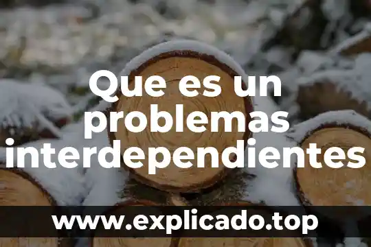 Problemas dietéticos que es 3 Que es un problemas interdependientes