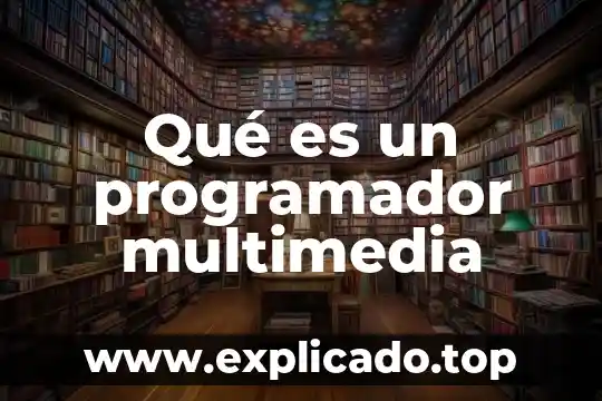Qué es un programador de móvil 4 Qué es un programador multimedia