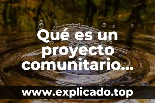 Qué es un transecto en enfermería comunitario 6 Qué es un proyecto comunitario sostenible