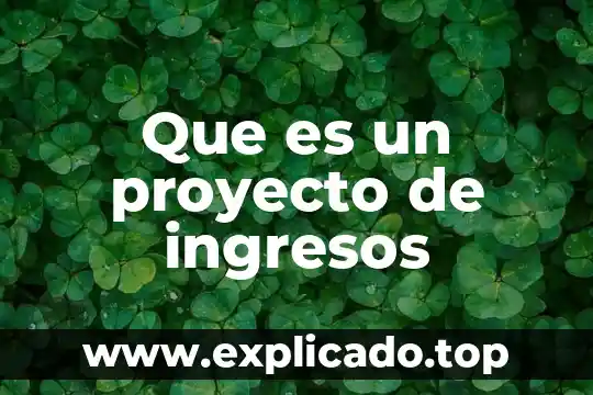 Que es la auditoria segun asf 3 Que es un proyecto de ingresos