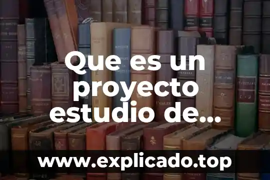 Que es lo que debe contener un proyecto 4 Que es un proyecto estudio de casos