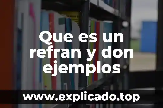 Que es el don de la profecia segun el cristianismo 6 Que es un refran y don ejemplos