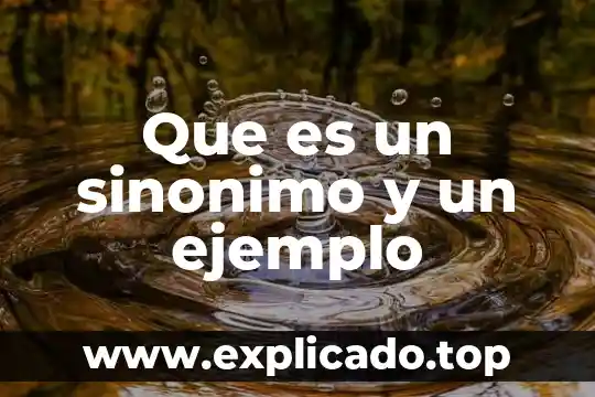 Que es el dadaismoy un ejemplo 7 Que es un sinonimo y un ejemplo