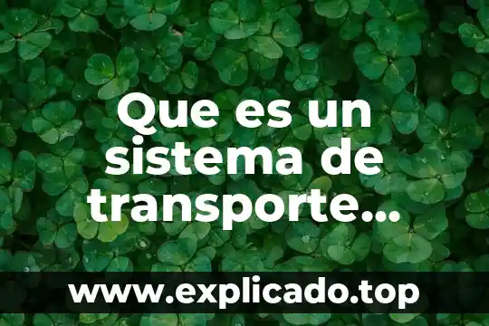 Que es equilibrio estatico en educacion fisica 5 Que es un sistema de transporte estatico