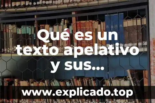 Que es ancho de banda comercial 7 Qué es un texto apelativo y sus elementos