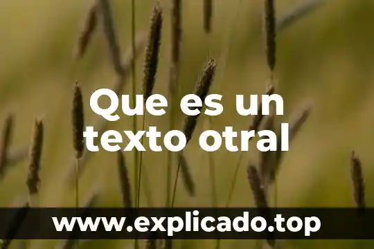 Que es un texto con una moraleja 4 Que es un texto otral