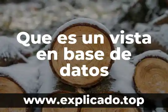 Que es un bloqueo en base de datos 8 Que es un vista en base de datos