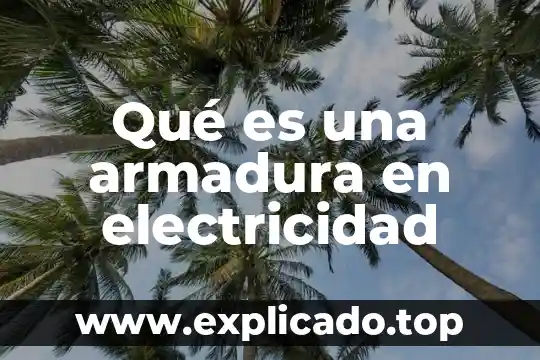 Qué es la armadura en música 3 Qué es una armadura en electricidad