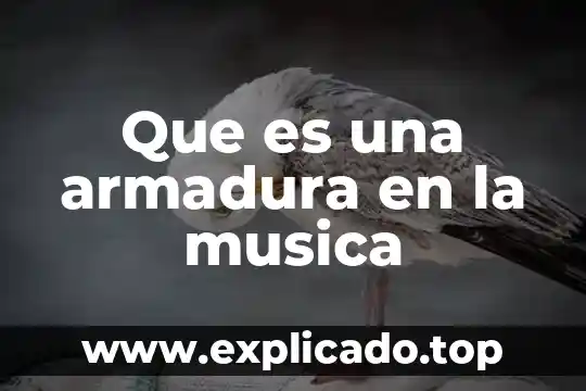 Qué es la armadura en música 6 Que es una armadura en la musica