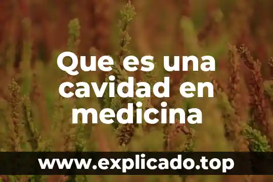 Por que es importante la conciencia fonologica 8 Que es una cavidad en medicina