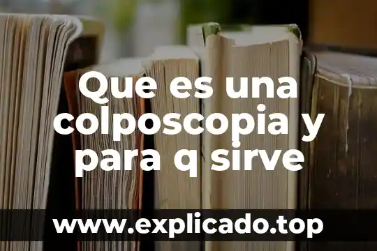 Qué es una catarina industrial y para qué sirve 5 Que es una colposcopia y para q sirve