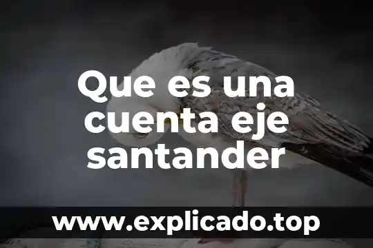 Que es una cuenta de ahorro inversion 4 Que es una cuenta eje santander
